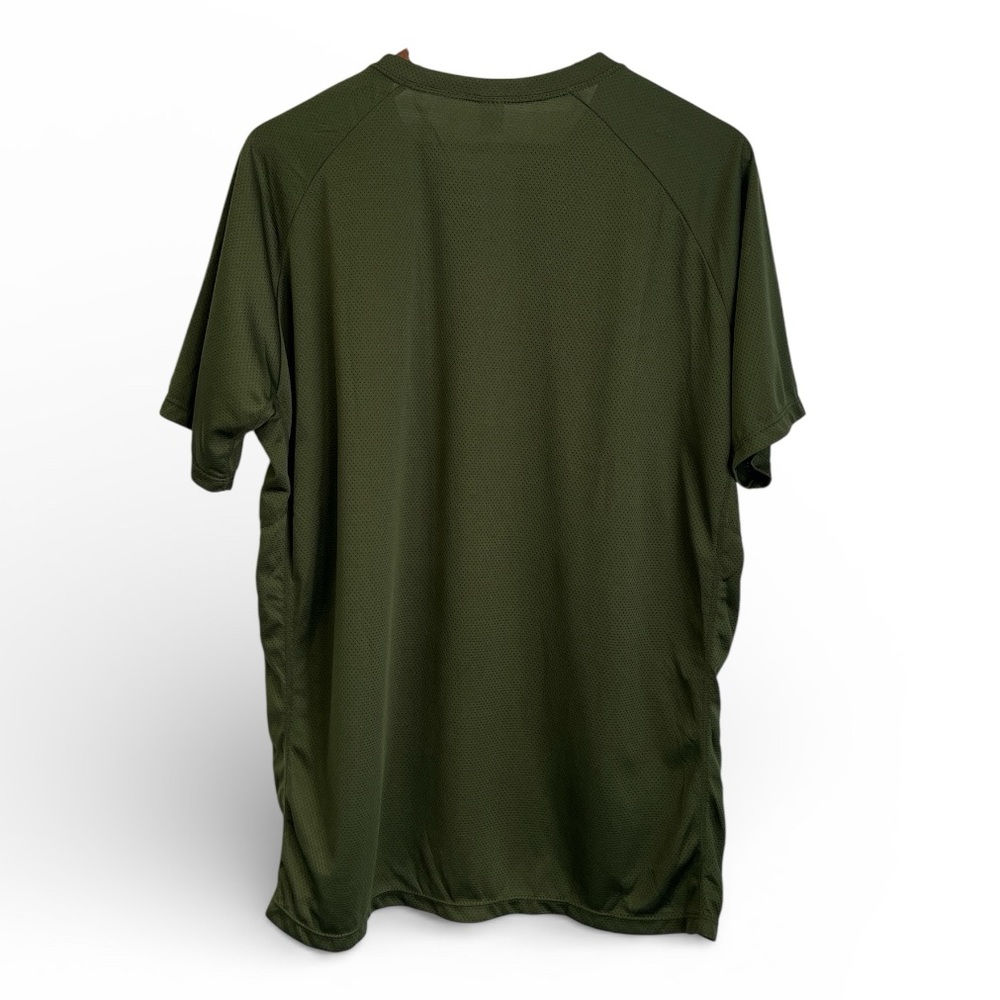 Olive Green Lightweight Performance Men's Shirt - 2XL - Picture 2 of 6